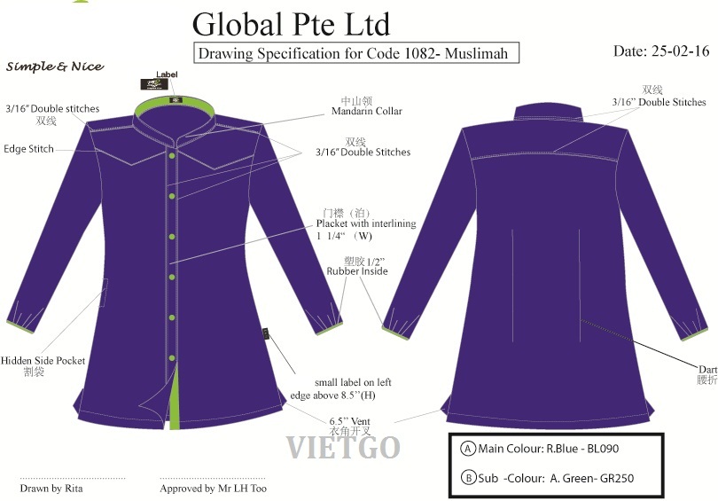 xuất khẩu áo